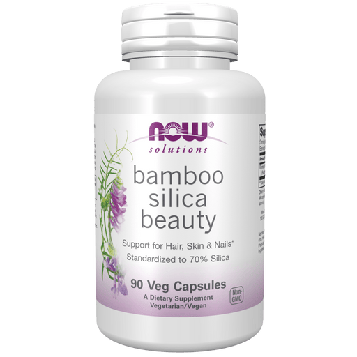 Now Foods Bamboo Silica Beauty - 90 Veg Capsules - Health As It Ought to Be