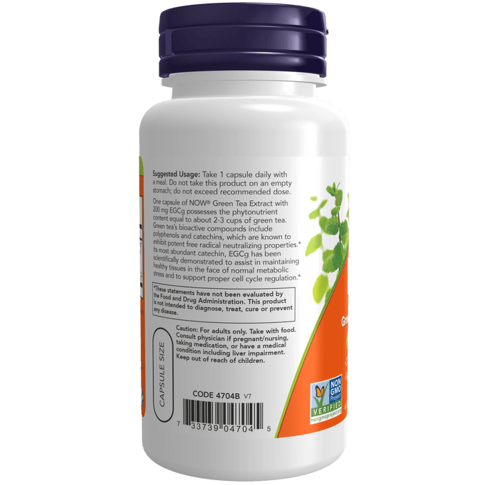 Now Foods EGCg Green Tea Extract 400 mg - 90 Veg Capsules - Health As It Ought to Be