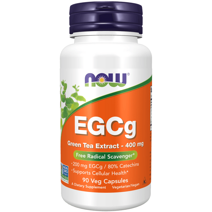 Now Foods EGCg Green Tea Extract 400 mg - 90 Veg Capsules - Health As It Ought to Be