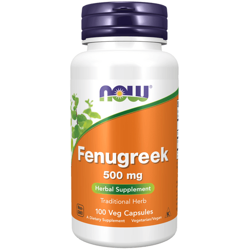 Now Foods Fenugreek 500 mg - 100 Veg Capsules - Health As It Ought to Be