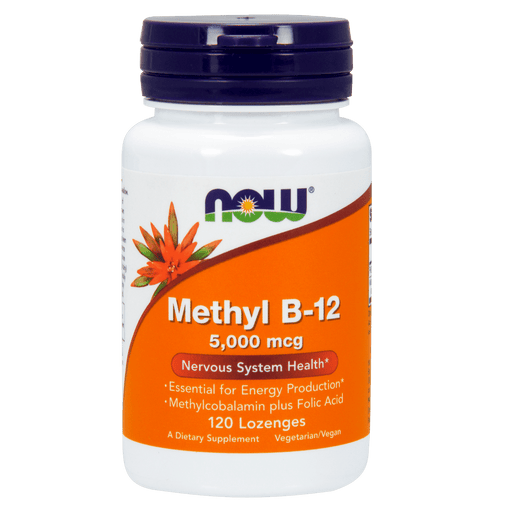 Now Foods Methyl-B12 5000 mcg - 120 Lozenges - Health As It Ought to Be