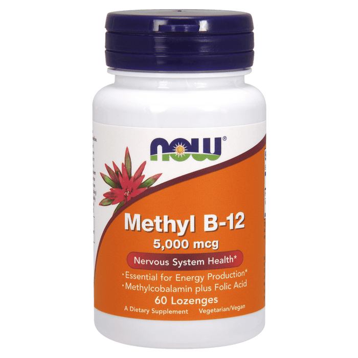 Now Foods Methyl-B12 5000 mcg - 60 Lozenges - Health As It Ought to Be