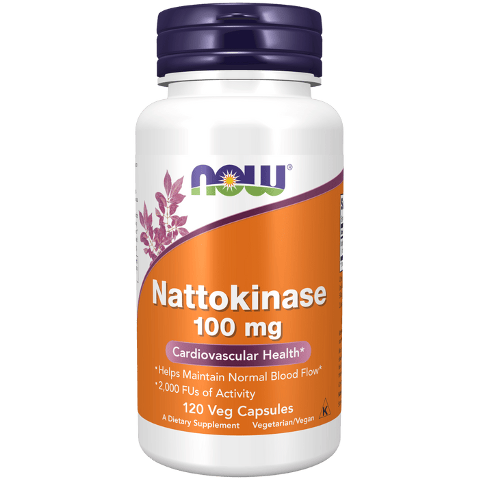 Now Foods Nattokinase 100 mg - 120 Veg Capsules - Health As It Ought to Be