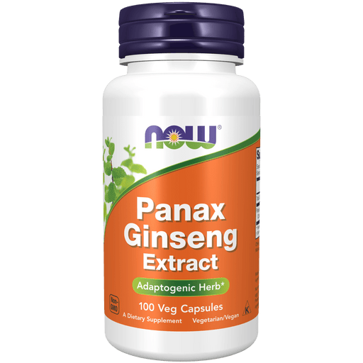 Now Foods Panax Ginseng 500 mg - 100 Capsules - Health As It Ought to Be