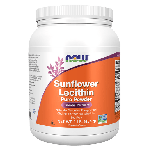 Now Foods Sunflower Lecithin Pure Powder - 1 lb. - Health As It Ought to Be