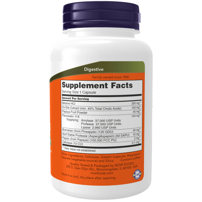 Now Foods Super Enzymes - 180 Capsules - Health As It Ought to Be