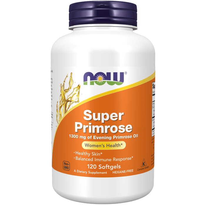 Now Foods Super Primrose 1300 mg - 120 Softgels - Health As It Ought to Be