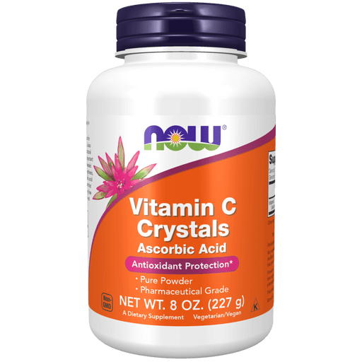 Now Foods Vitamin C Crystals - 8 oz. Powder - Health As It Ought to Be