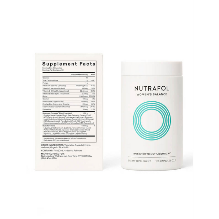 Nutrafol Women's Balance Hair Growth Pack - 3 Month Supply - 1.26 lbs