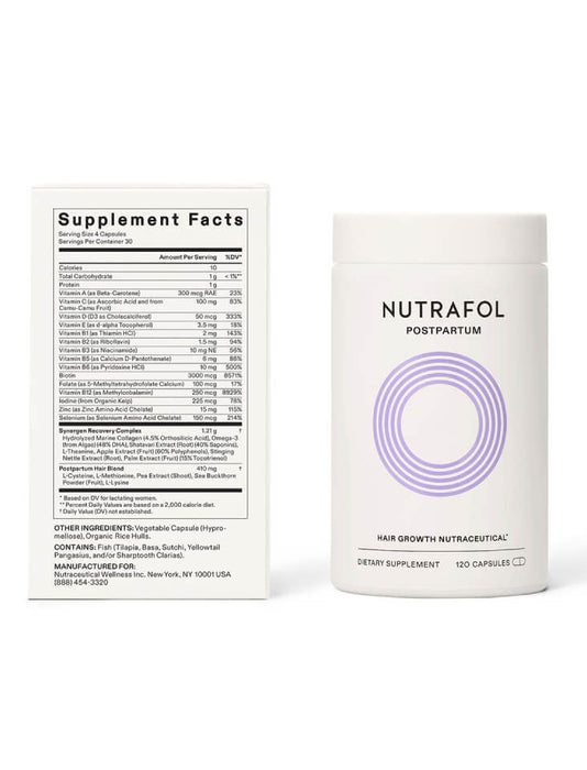 Nutrafol Women's Postpartum Hair Growth Pack - 3 Month Supply