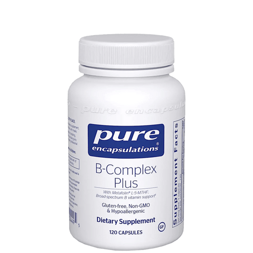 Pure Encapsulations B-Complex Plus - 120 Capsules - Health As It Ought to Be