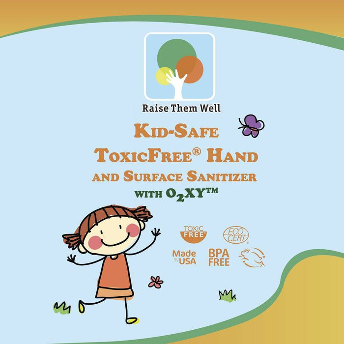 Raise Them Well 3-Pack, Kid-Safe, Certified ToxicFree® Hand and Surface Sanitizer - Health As It Ought to Be