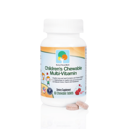 Raise Them Well Children's Chewable Multivitamin with All-Natural Colors, Flavors, and Sweeteners - Health As It Ought to Be