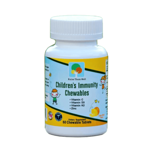 Raise Them Well Children's Immunity Chewable - 60 Chewables - Health As It Ought to Be