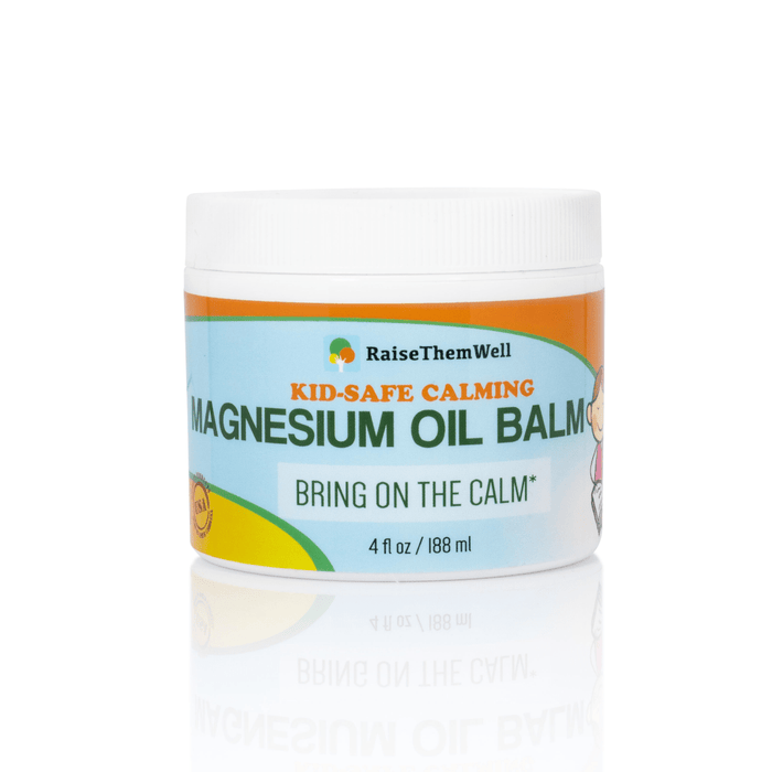 Raise Them Well Kid-Safe Calming Magnesium Oil Balm - 4 fl. oz. - Health As It Ought to Be