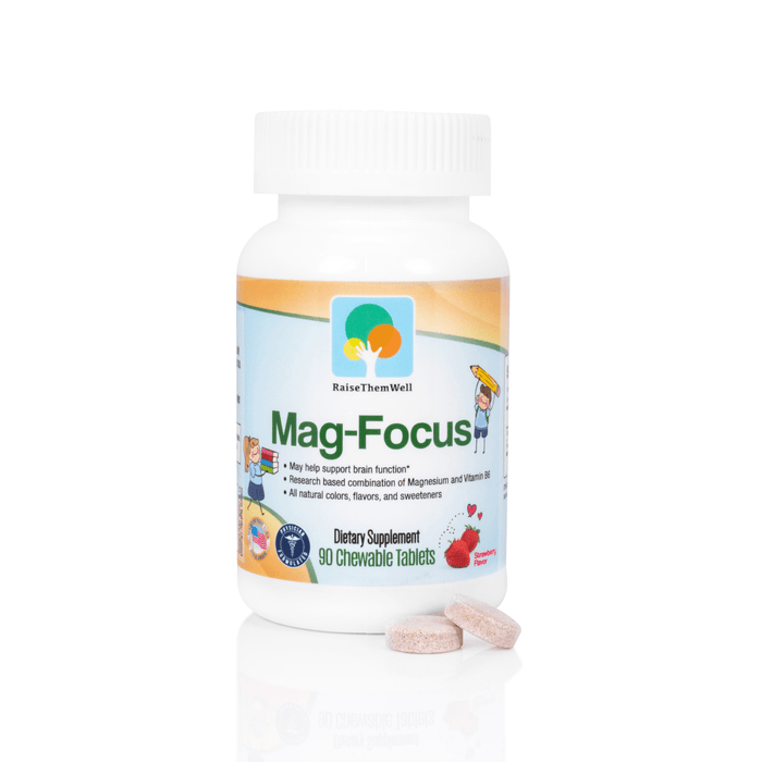 Raise Them Well Mag-Focus - 90 Chewable Tablets - Health As It Ought to Be