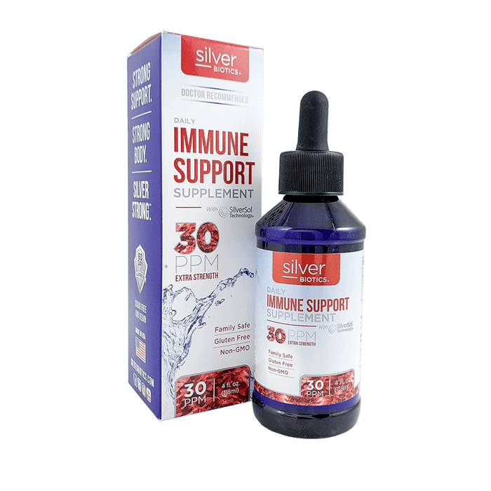 Silver Biotics® Immune Support Supplement 30PPM - 4 oz - Health As It Ought to Be