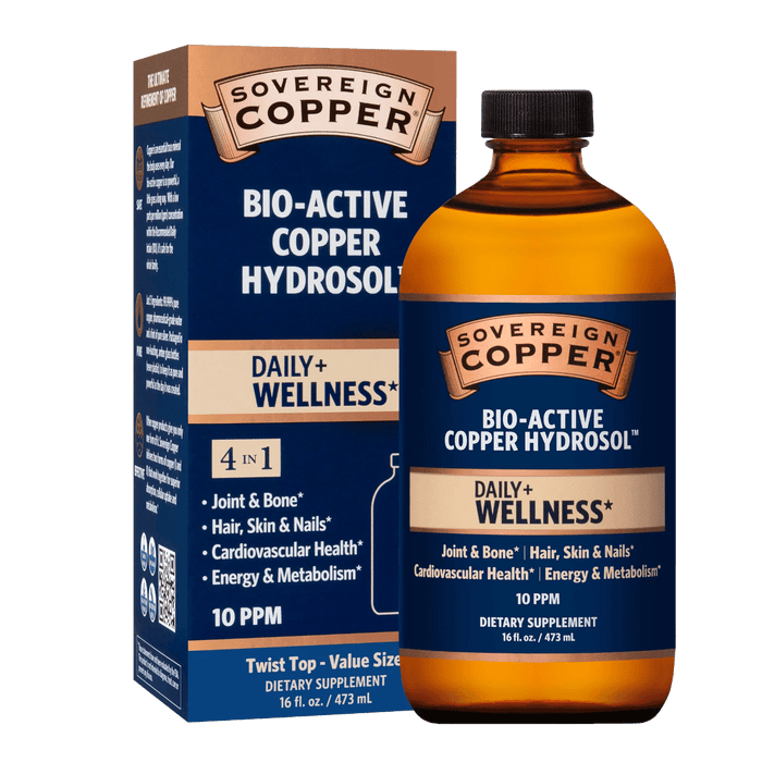 Sovereign Copper Bio-Active Copper Hydrosol - 16 oz. - Health As It Ought to Be