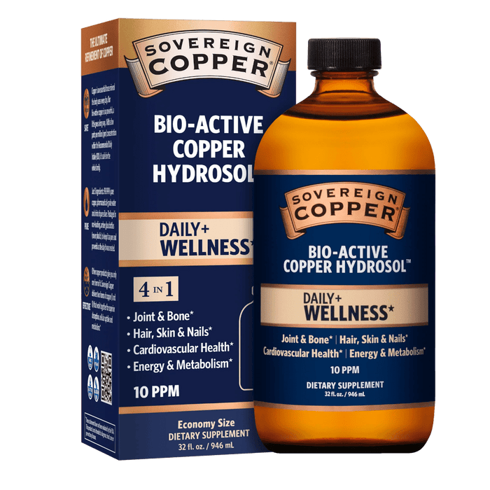 Sovereign Copper Bio-Active Copper Hydrosol - 32 oz. - Health As It Ought to Be