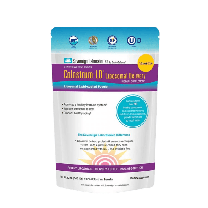 Sovereign Laboratories Colostrum-LD Powder Natural Vanilla Flavor - 12 oz. - Health As It Ought to Be