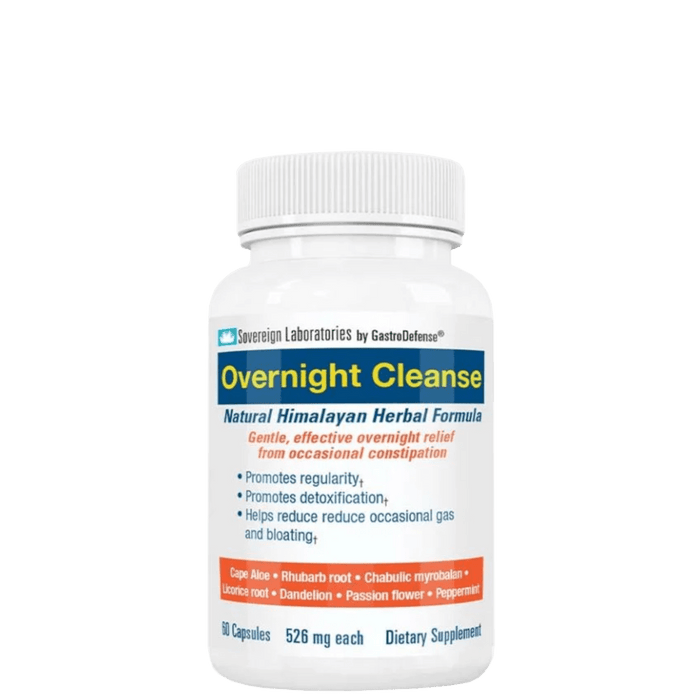Sovereign Laboratories Gastrodefense Overnight Cleanse - 60 Capsules - Health As It Ought to Be