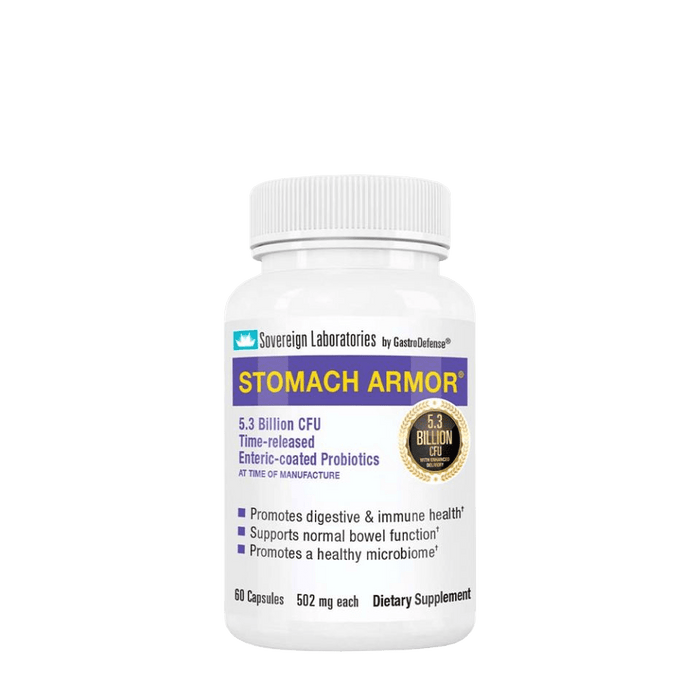 Sovereign Laboratories GastroDefense® STOMACH ARMOR® - 60 Capsules - Health As It Ought to Be