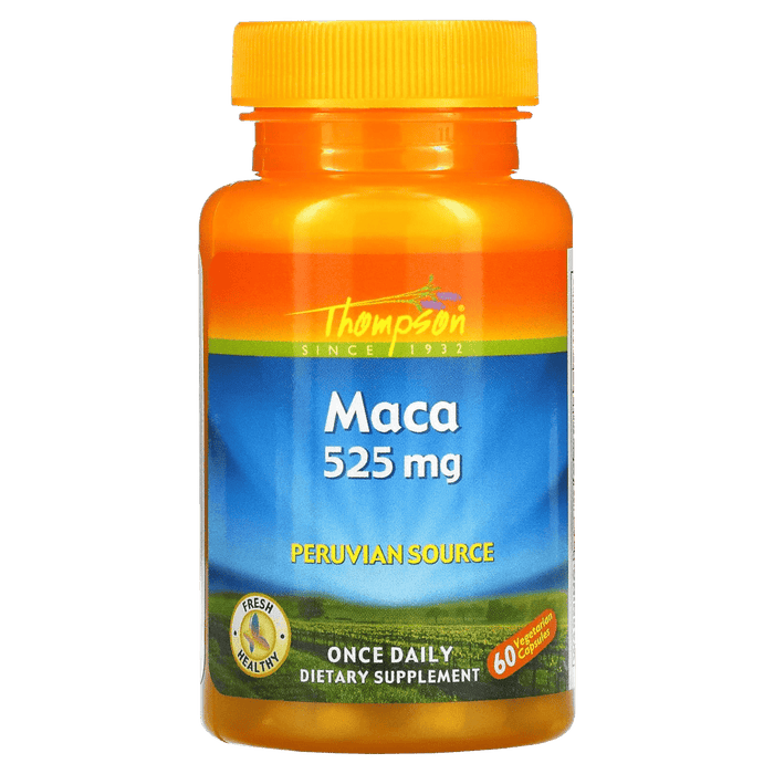 Thompson Maca 525 mg - 60 Vegetarian Capsules - Health As It Ought to Be