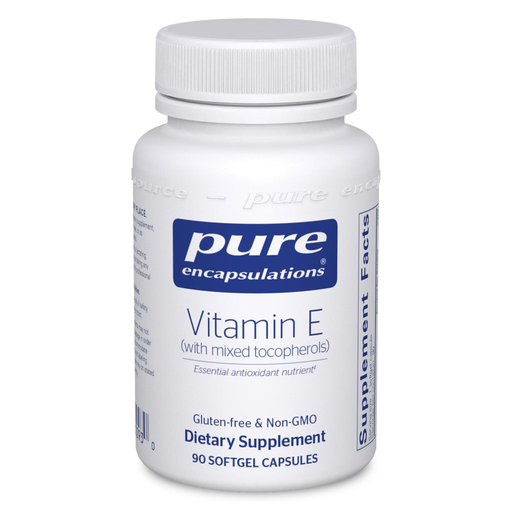 Pure Encapsulations Vitamin E (Natural) with Mixed Tocopherols - 90 Softgels - Health As It Ought to Be