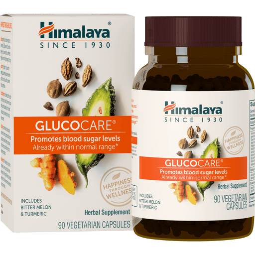 xDISCONTINUED Himalaya Herbal Healthcare Glucocare - 90 Vegetarian Capsules - Health As It Ought to Be