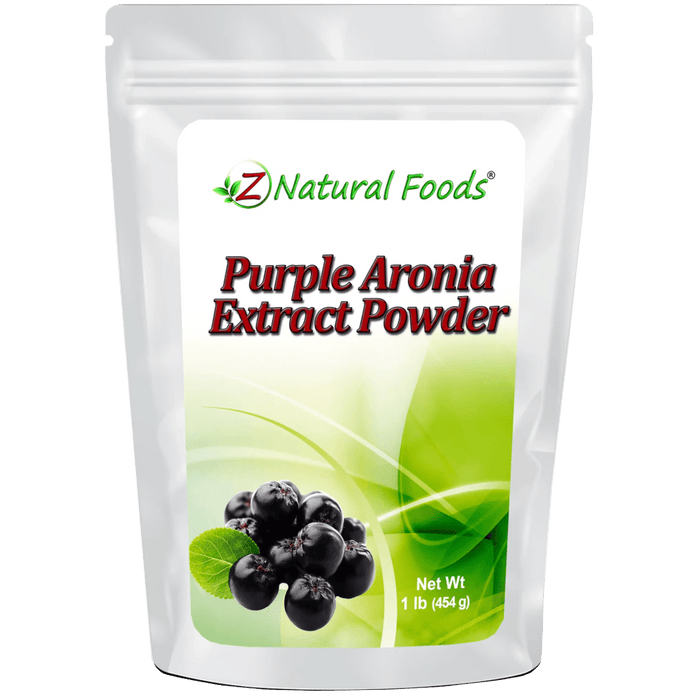 Z Natural Foods Purple Aronia Extract Powder - 1 lb. - Health As It Ought to Be